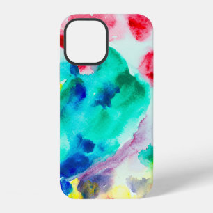 Funda Para iPhone 12 loro en árbol, ave Abstracto Acuarela Brillante gr
