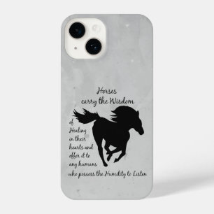 Funda Para iPhone 14 Los caballos nos enseñan Sabiduría Tótem Espíritu