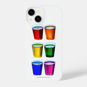 Funda Para iPhone 14 Los copos de tiro de SlipperyJoe colores de orgull