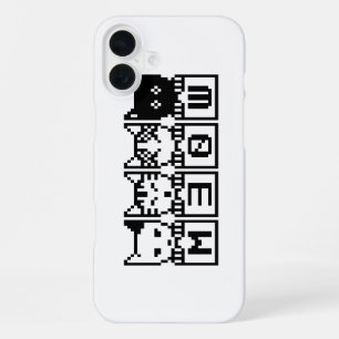 FUNDA PARA iPhone 16 PLUS LOS GATOS DE 8 BITS M30W