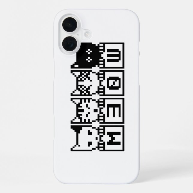 FUNDA PARA iPhone LOS GATOS DE 8 BITS M30W (Reverso )
