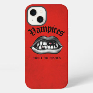 Los vampiros no preparan platos Gótico rojo gracio