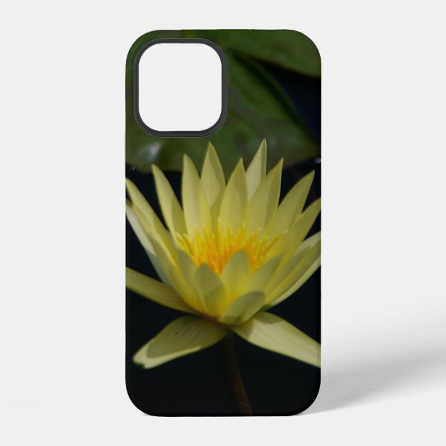 Funda Para iPhone Loto Amarillo Nenúfar (Reverso )