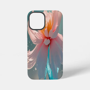 Funda Para iPhone 12 Mini Loto Rosa Soñador y Mariposa en Agua Acuática
