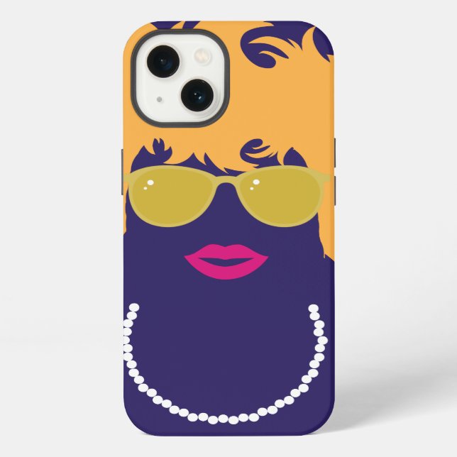 Funda Para iPhone Louisa suave (Reverso )
