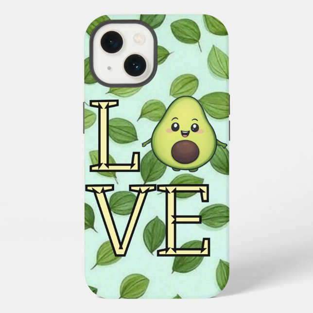 Funda Para iPhone Love Avocado (Reverso )