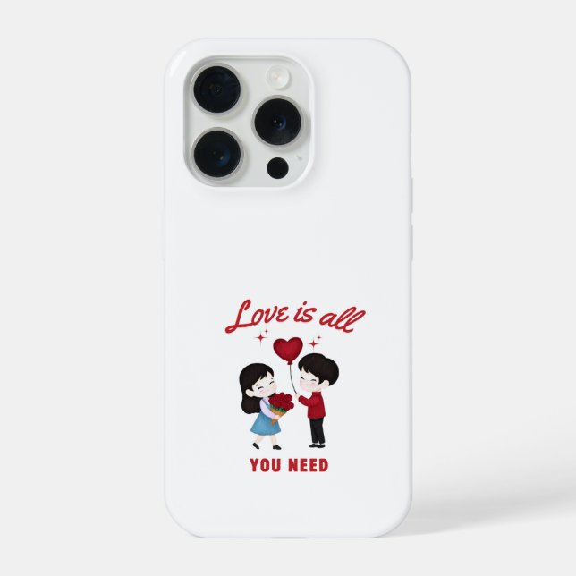 Funda Para iPhone Love Is All You Need (Reverso )