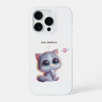 Low Battery Cat Meme Phone Case