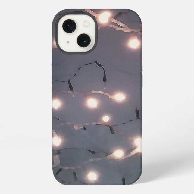 Funda Para iPhone Luces Blancas (Reverso )