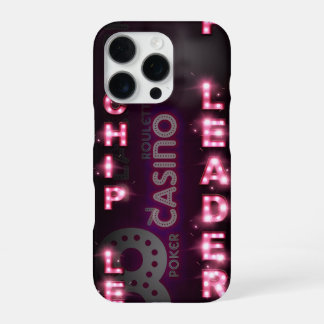 Funda Para iPhone 16 Pro Luces de casino Chip Leader