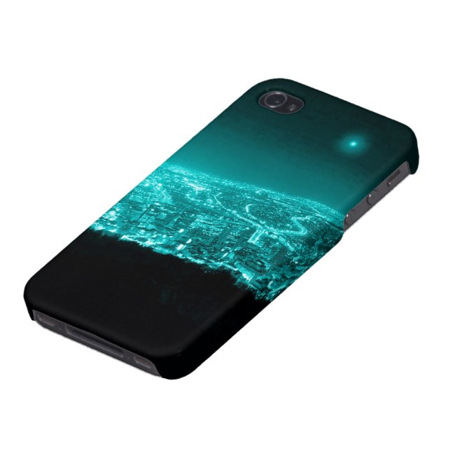 Funda Para iPhone Luces de neón de la ciudad (Abajo)