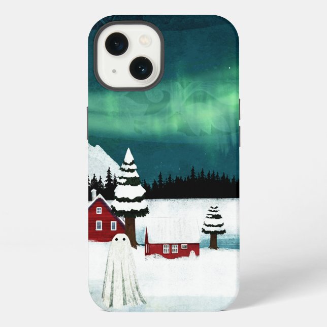 Funda Para iPhone Luces del Norte (Reverso )
