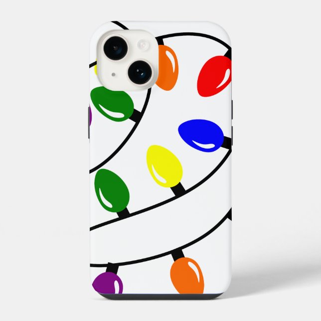 Funda Para iPhone Luces Enredadas (Reverso )