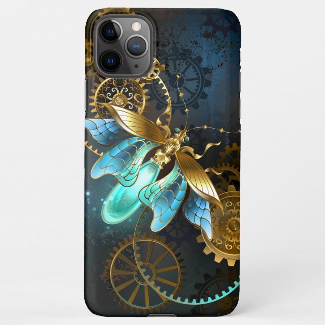 Funda Para iPhone Luciérnaga de Steampunk (Reverso)