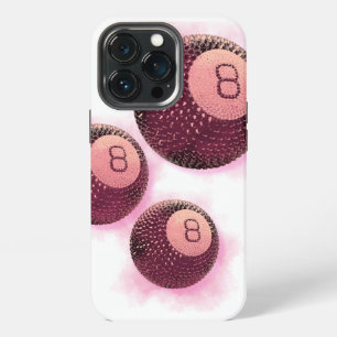 Funda Para iPhone 13 Pro Lucky Disco 8 PINK, Lucky 8 disco Ball, Snooker
