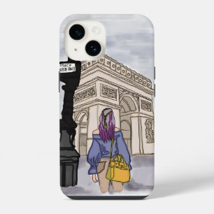Funda Para iPhone 14 Lugar Charles de Gaulle París.