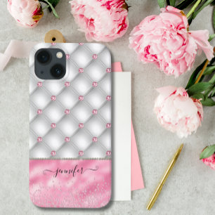 Lujo Moderno Rosa Pálido Chic Glam Brillante