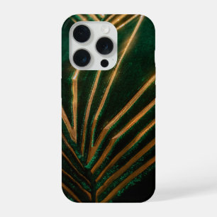 Lujo Verde Esmeralda Oro Latón Art Déco Vintage