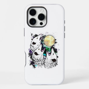 Funda Para iPhone 16 Pro Max Luna de Zarigüeya Divertida Zarigüeya Gritando Lin