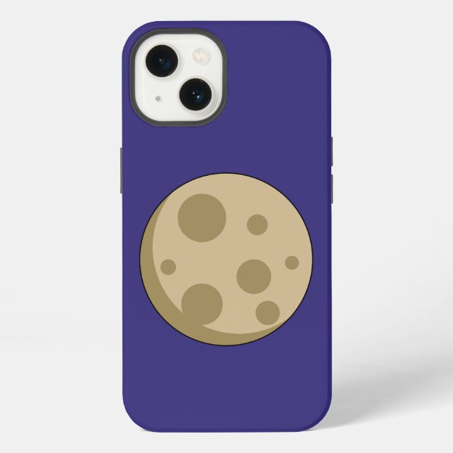 Funda Para iPhone Luna Llena (Reverso )