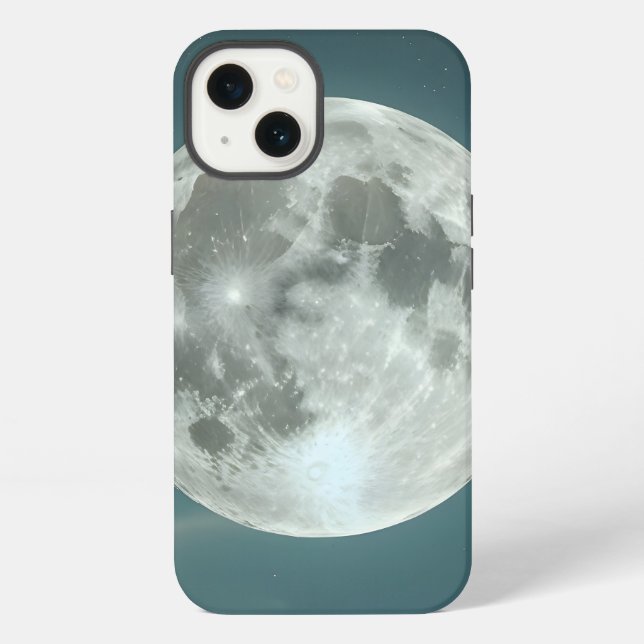 Funda Para iPhone Luna llena (Reverso )
