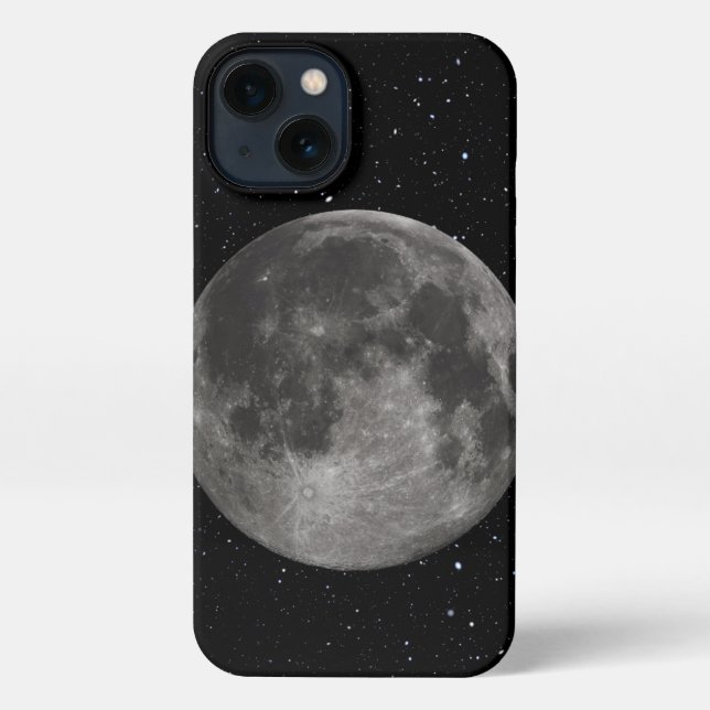 Funda Para iPhone Luna y estrellas (Reverso )
