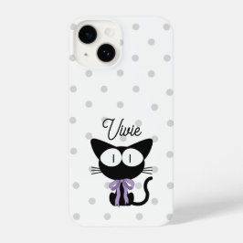 Funda Para iPhone 14 Lunares Chic Personalizados