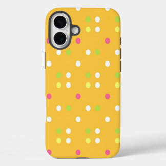 Funda Para iPhone 16 Plus Lunares Multicolores