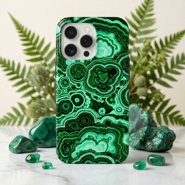 Funda Para iPhone Luxurious Malachite Psychedelic Swirl (Subido por el creador)