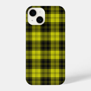 Funda Para iPhone 14 Macachlan tartan amarillo chapa