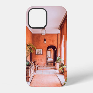 FUNDA PARA iPhone 12 MACETEROS CON PLANTA CERCA DE ALFOMBRA DENTRO DE L
