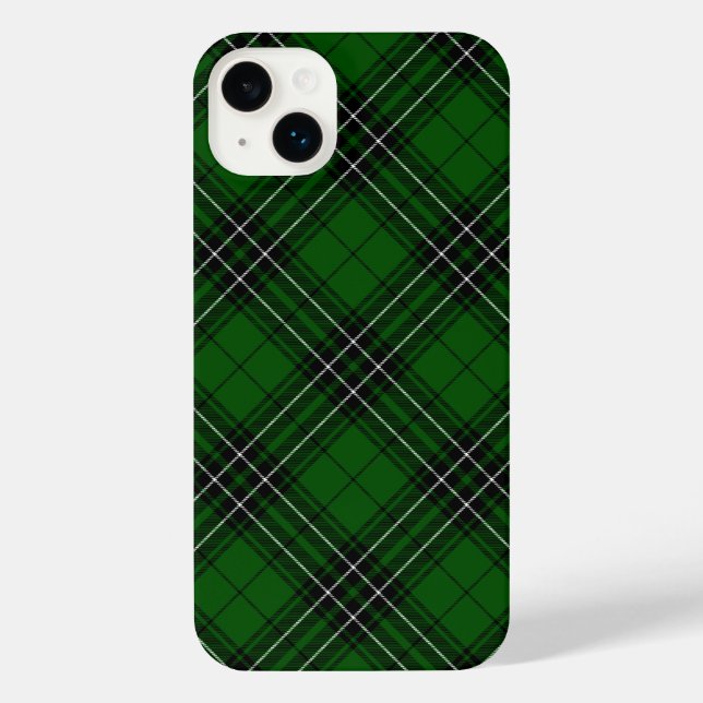 Funda Para iPhone MacLean Tartan Green y Black Plaid (Reverso )
