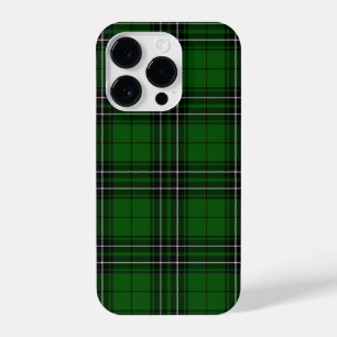 Funda Para iPhone 14 Pro MacLean Tartan Green y Black Plaid