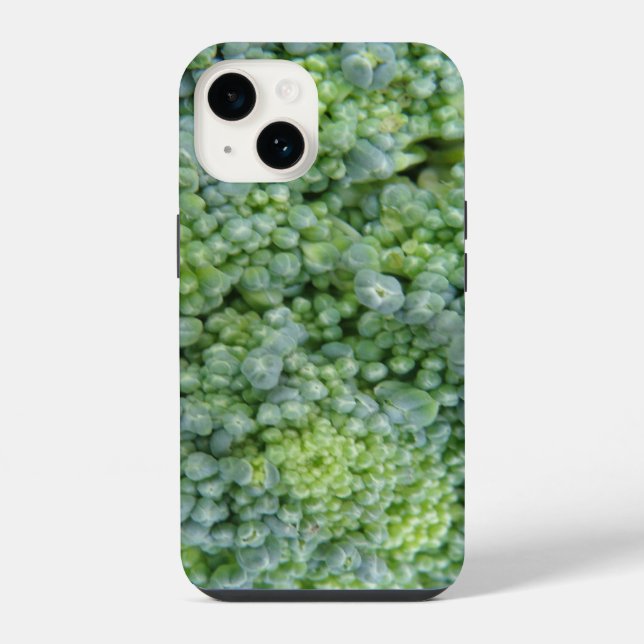 Funda Para iPhone Macro de Brócoli (Reverso )