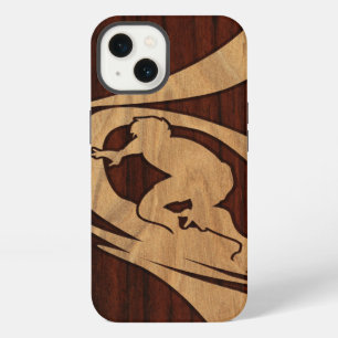 Madera de la persona que practica surf hawaiana de
