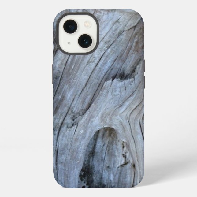 Funda Para iPhone Madera Flotante de Playa  (Reverso )