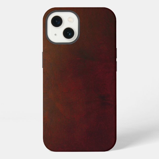 Funda Para iPhone Madera Roja (Reverso )