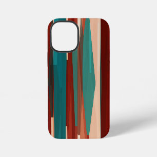 Funda Para iPhone 12 Mini Madera y turquesa
