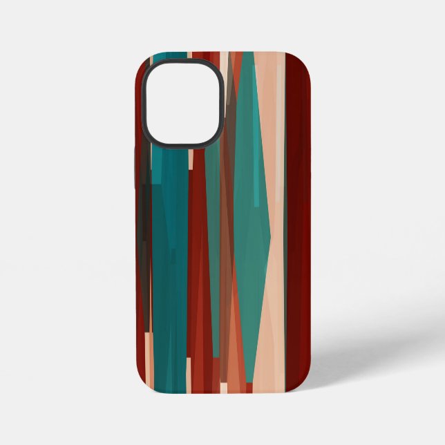 Funda Para iPhone Madera y turquesa (Reverso )