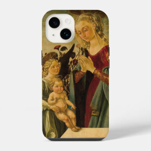 Funda Para iPhone 14 Madonna, niño y ángel del renacimiento italiano ta