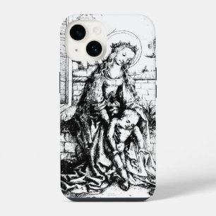 Funda Para iPhone 14 Madonna y la Virgen Infantil María