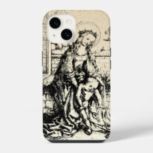 Funda Para iPhone 14 Madonna y la Virgen Infantil María