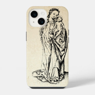 Funda Para iPhone 14 Madonna y la Virgen Infantil María