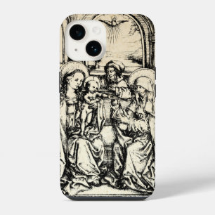 Funda Para iPhone 14 Madonna y Niño Virgen María  