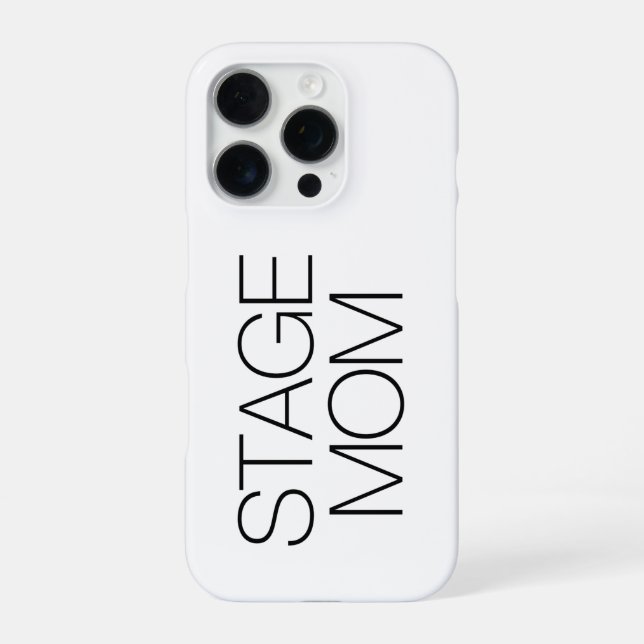 Funda Para iPhone Madre de escenario (Reverso)