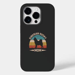 Funda Para iPhone 14 Pro Madre Husky Siberiano Vínculo Especial Mamá Husky