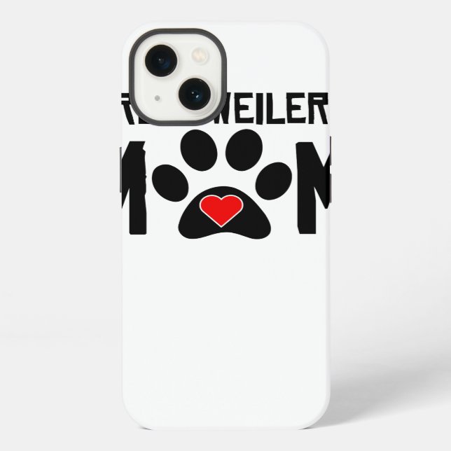 Funda Para iPhone Madre Rottweiler (Reverso )