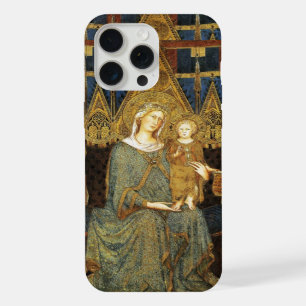 MAESTA, VIRGEN CON NIÑO Amarillo Azul Dorado