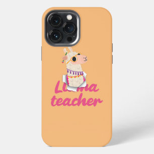 Funda Para iPhone 13 Pro Max Maestra de Llama para Mujeres Regalo de Maestra Ad