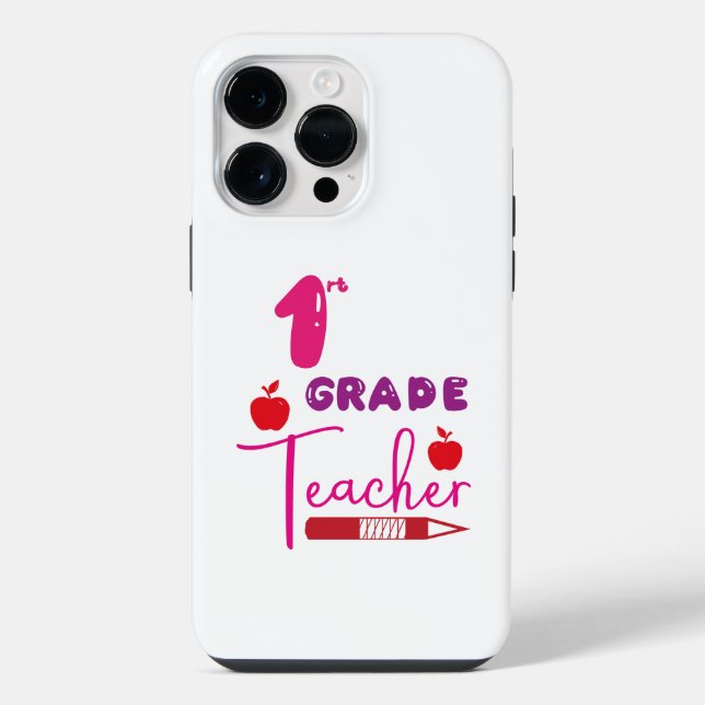 Funda Para iPhone Maestra de primer grado (Reverso )
